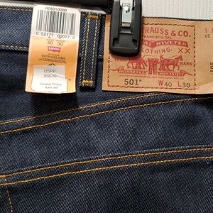 Levi's 501 brand new with tags button